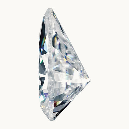 7x5mm Pear Pure Light D-E-F Moissanite
