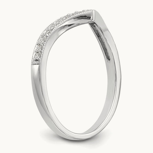 Diamond Band, 14K White Gold