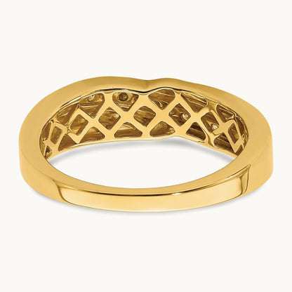 Men's Complete Diamond Band, 14K