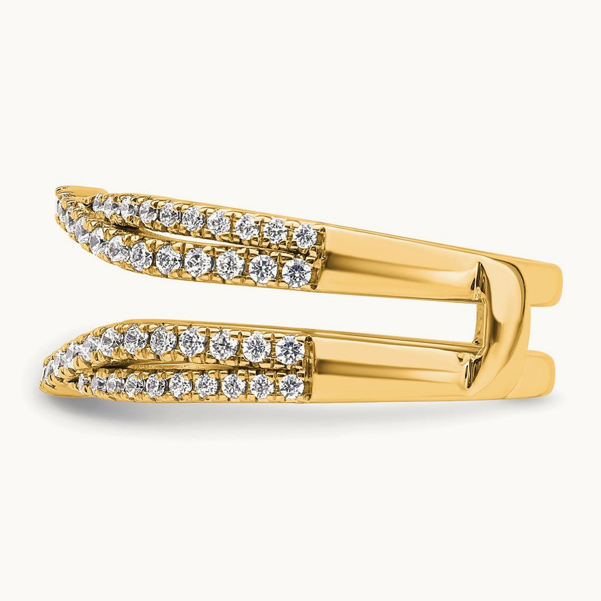 Ring Guard, 0.50 ct tw Lab-Grown Diamond — 14K Yellow Gold