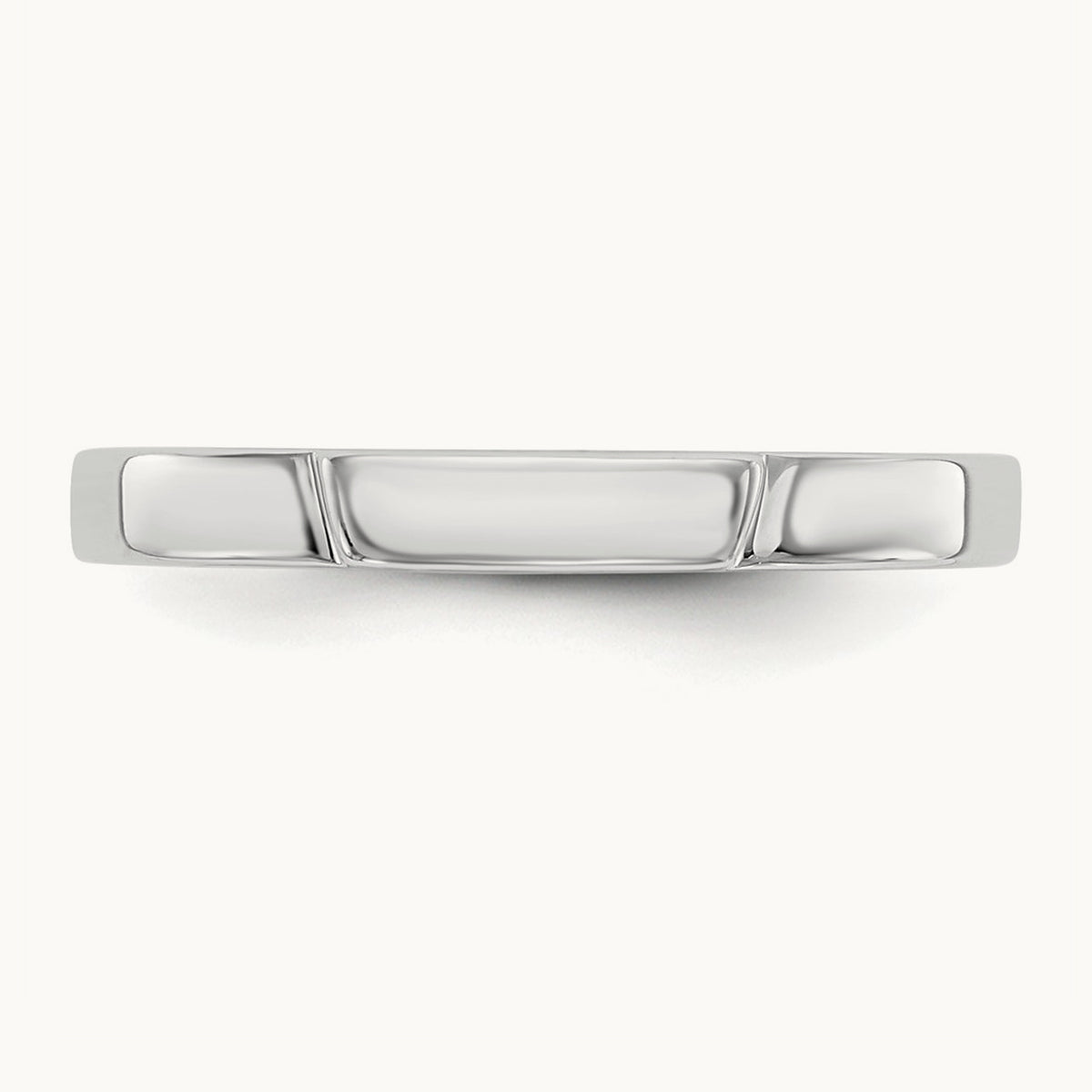 Wedding Band, 14K White Gold