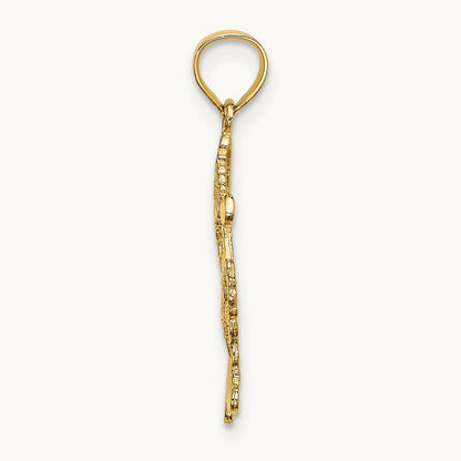 Polished Santa Charm, 14K