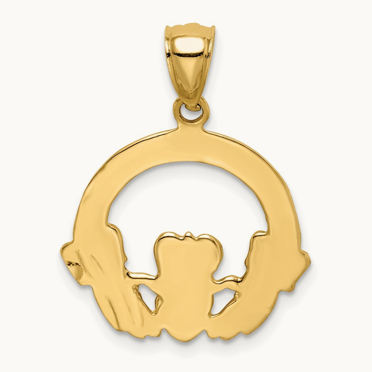 Claddagh Pendant, 14K
