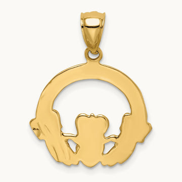 Claddagh Pendant, 14K