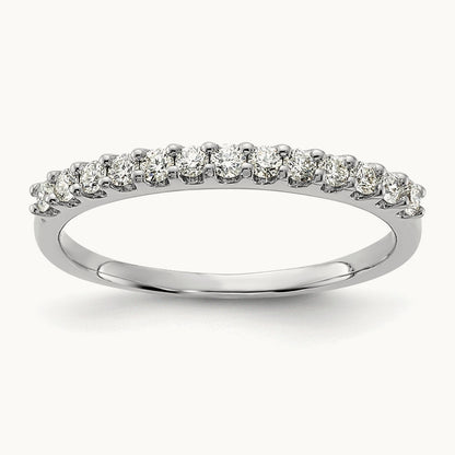 Diamond Band, 14K White Gold