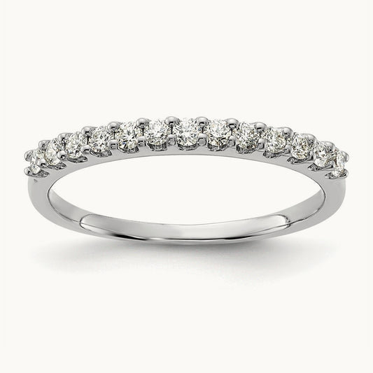 Diamond Band, 14K White Gold