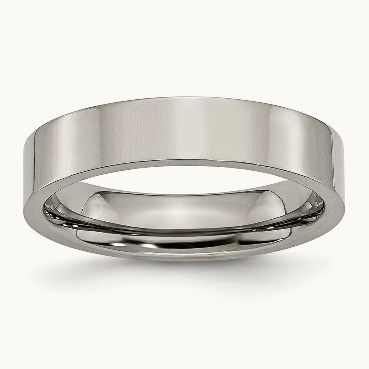 Polished Flat Band — 5mm