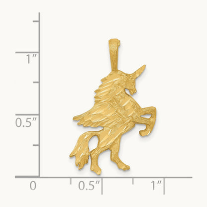 Unicorn Charm, 14K