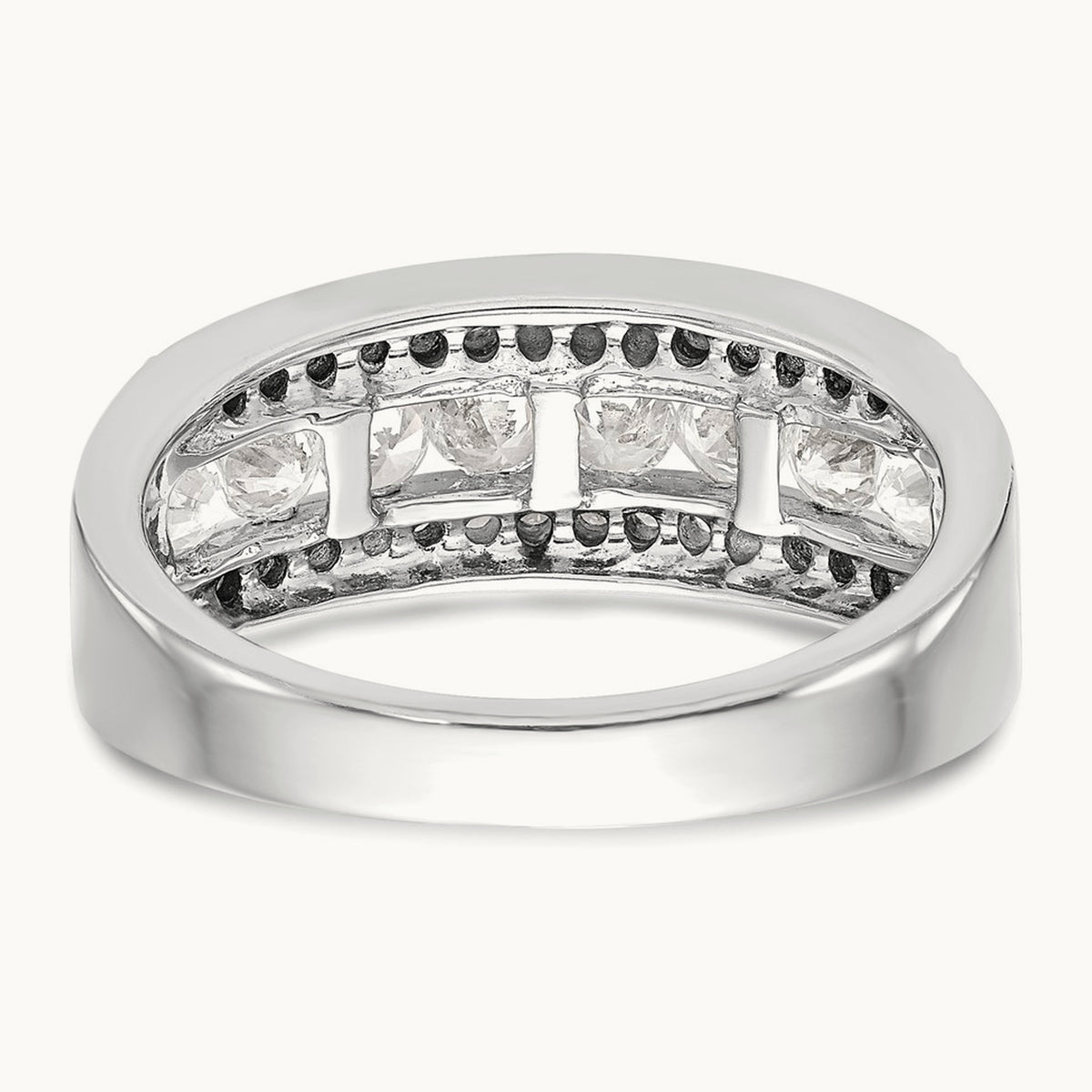 Diamond Band, 14K White Gold