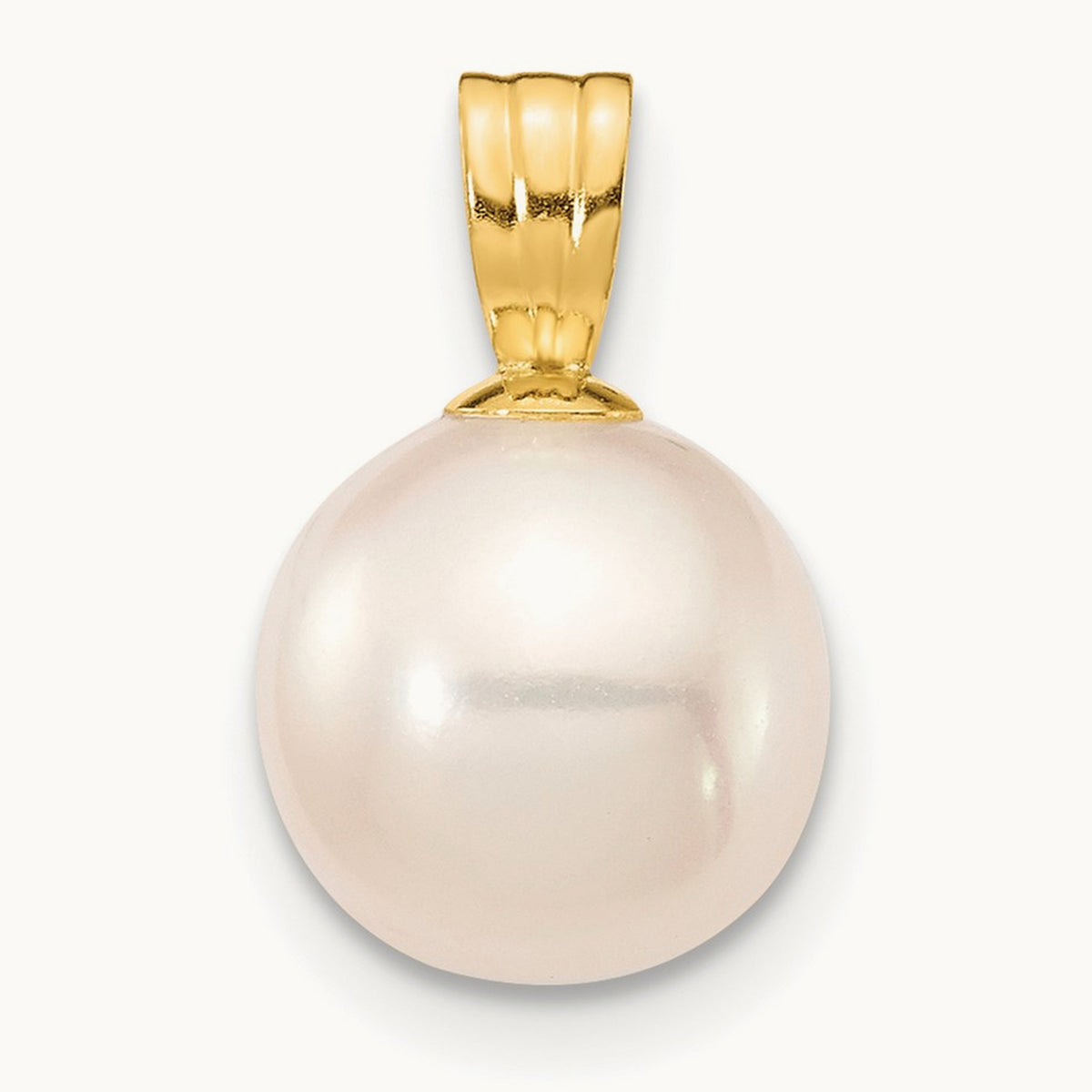 8- Round Freshwater Cultured Pearl Pendant — photo set