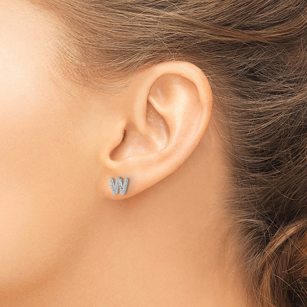 Diamond Earrings — 7mm, W