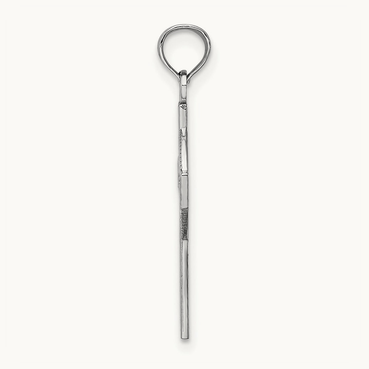 Celtic Cross Pendant — 14K White Gold