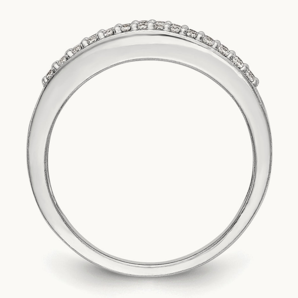 Diamond Band, 14K White Gold