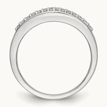 Diamond Band, 14K White Gold