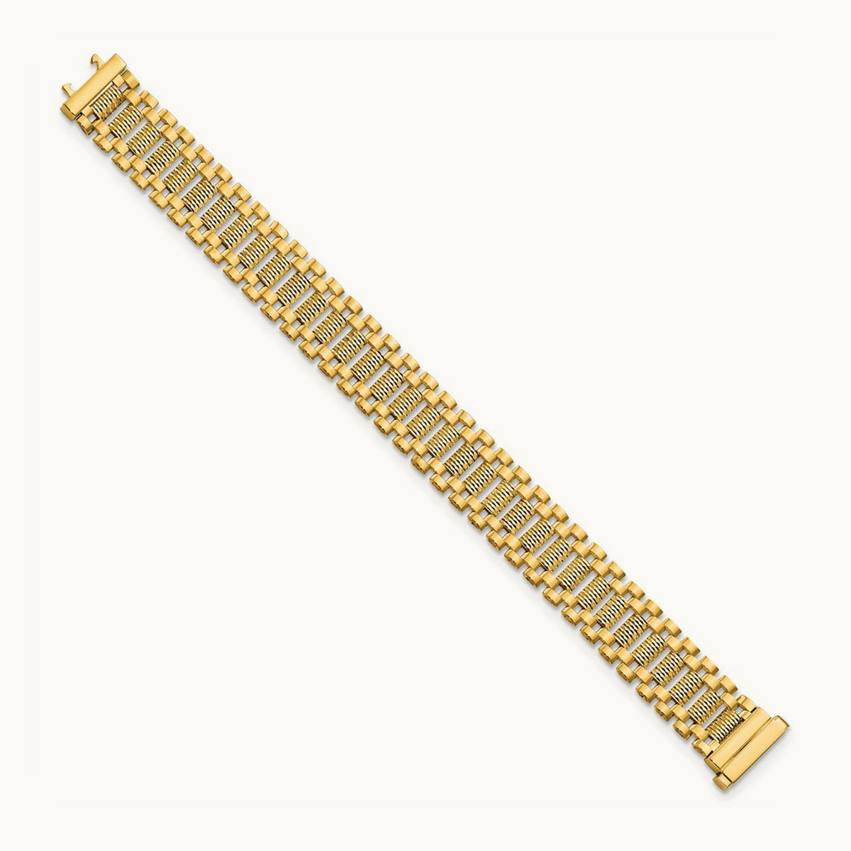 Polished & D/C Fancy Link Bracelet — photo set