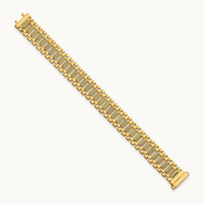 Polished & D/C Fancy Link Bracelet — photo set
