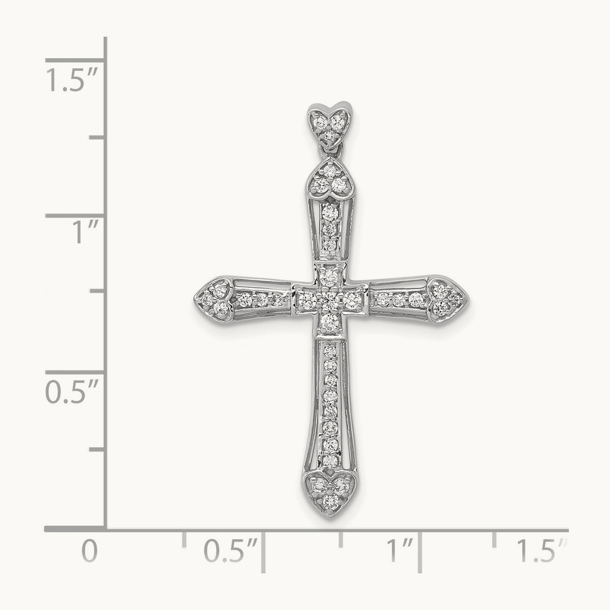 1/3ct. Diamond Cross Pendant — photo set