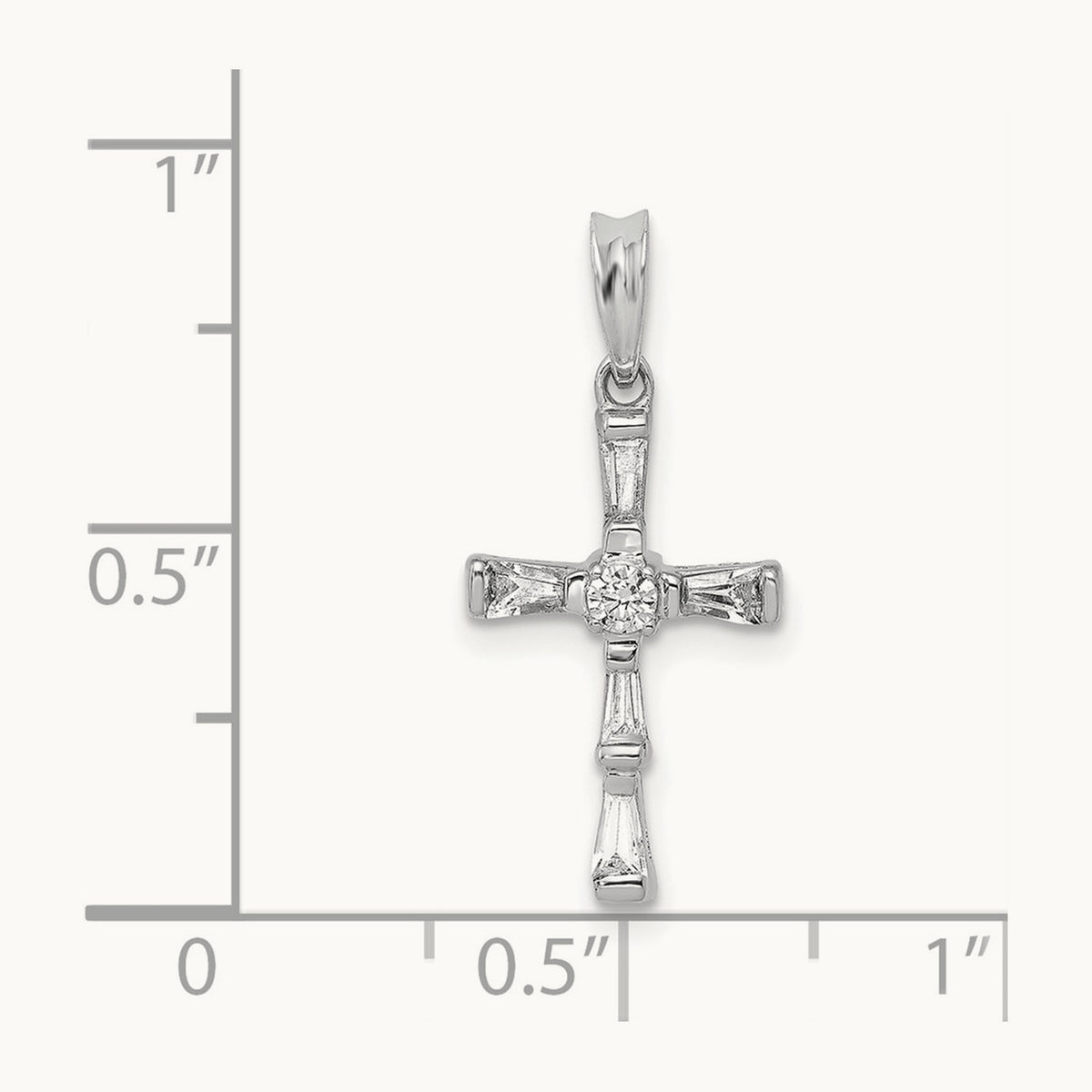 1/5ct. Diamond Cross Pendant — photo set