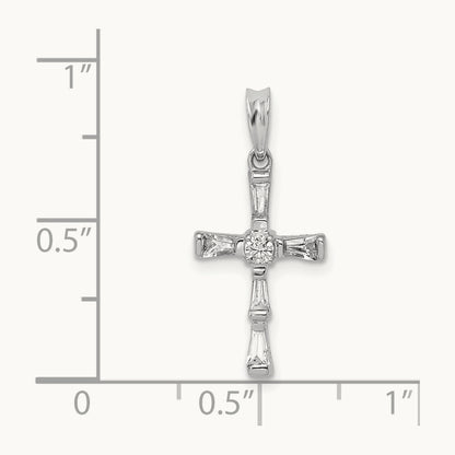 1/5ct. Diamond Cross Pendant — photo set