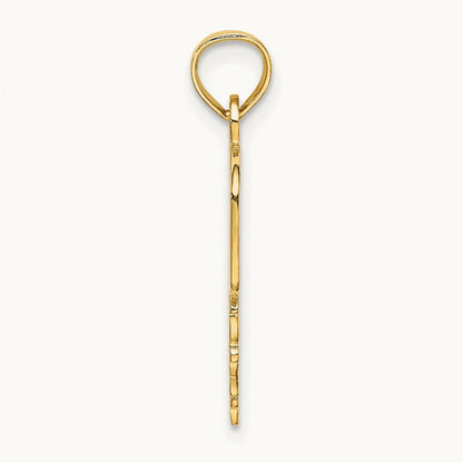 DADDYS GIRL Heart Pendant, 14K