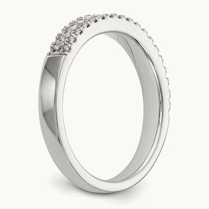 Double Row Band, 0.50 ct tw Lab-Grown Diamond