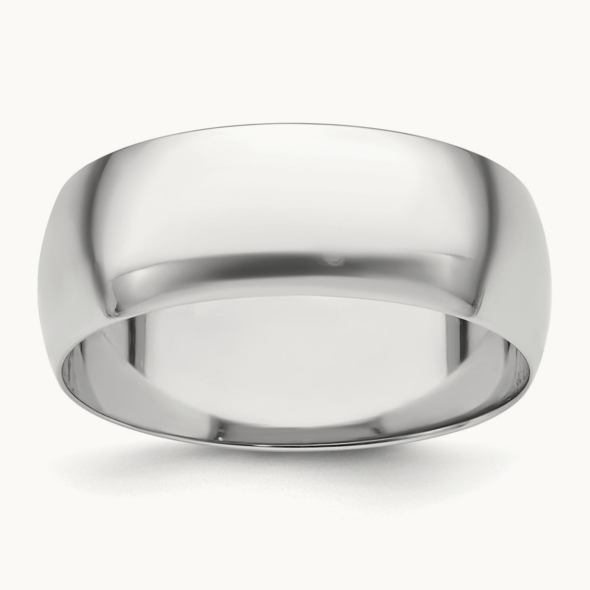 Half-Round Featherweight Band — 8mm