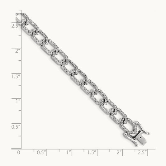Bracelet, 1.50 ct tw Lab-Grown Diamond