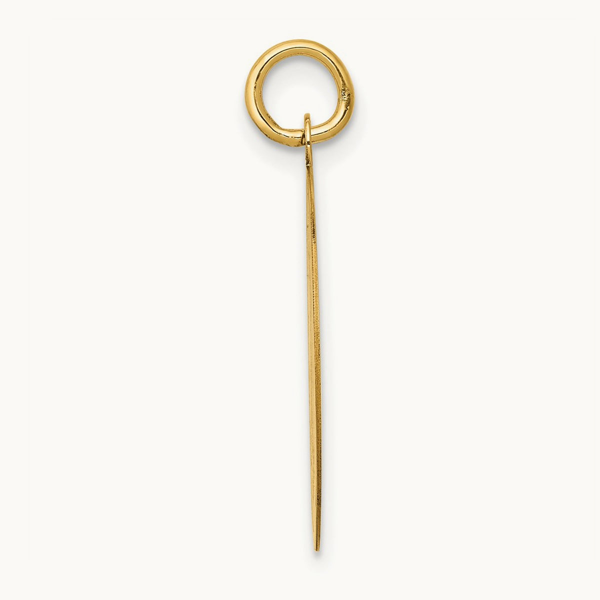 Poodle Disc Charm, 14K
