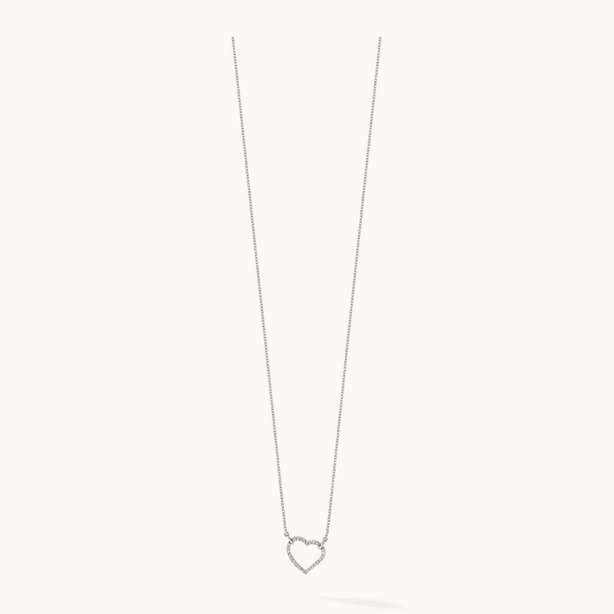 Diamond Heart Pendant Necklace