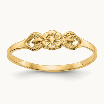 Flower Baby Ring, 14K