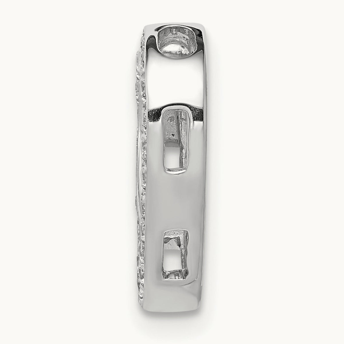 1/6ct. Diamond Heart Chain Slide — photo set