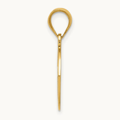 Reversible Cross & 1st Holy Communion Charm — 14K Yellow Gold