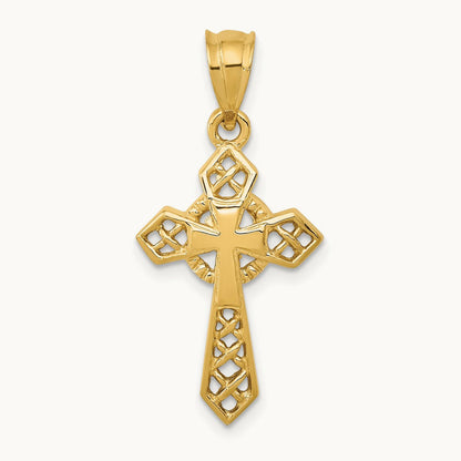 Celtic Cross Pendant, 14K
