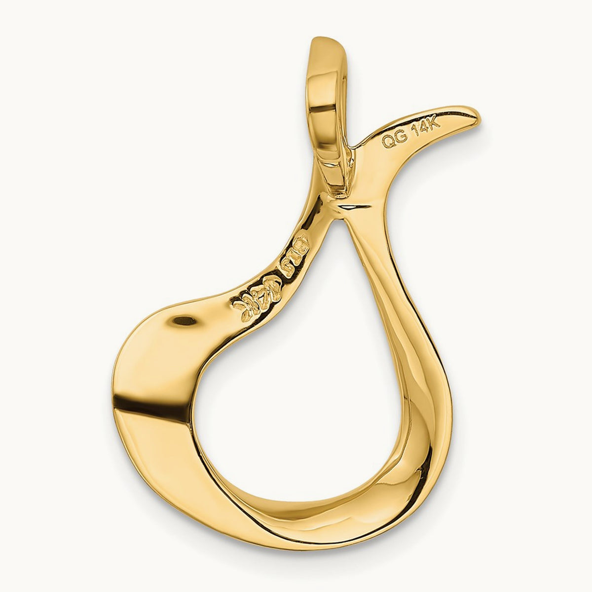 Polished Slide, 14K