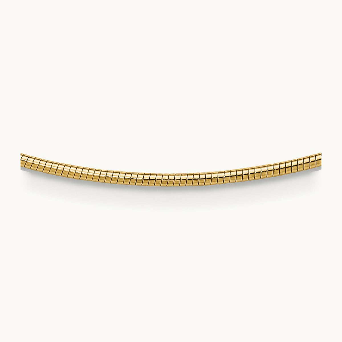 Round Omega — 14K Yellow Gold