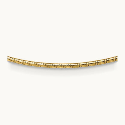 Round Omega — 14K Yellow Gold