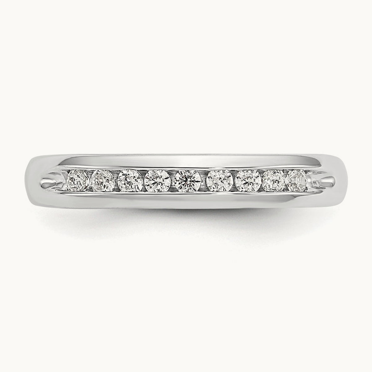 9-Stone Diamond Channel Band — 0.20 ct tw, 7