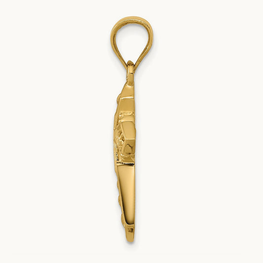 Celtic Cross Pendant, 14K