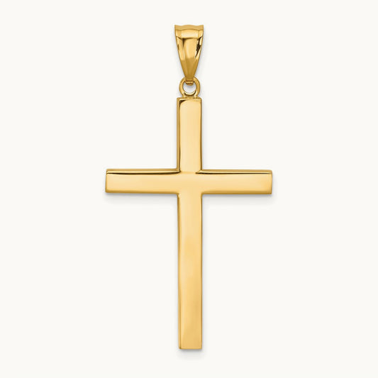 Latin Cross Pendant — 14K Yellow Gold