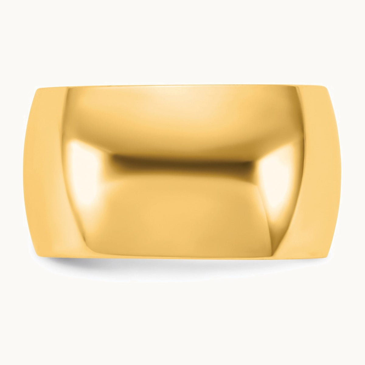Half Round Band — 10K Yellow Gold