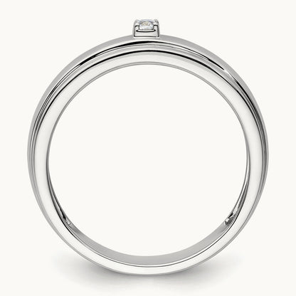 Diamond Mens Complete Wedding Band — photo set
