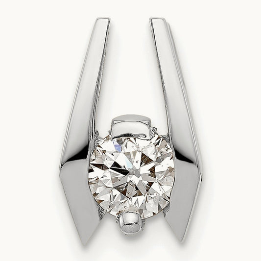 Diamond Slide — 14K White Gold