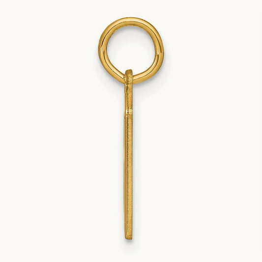 Initial Pendant, 14K Yellow Gold