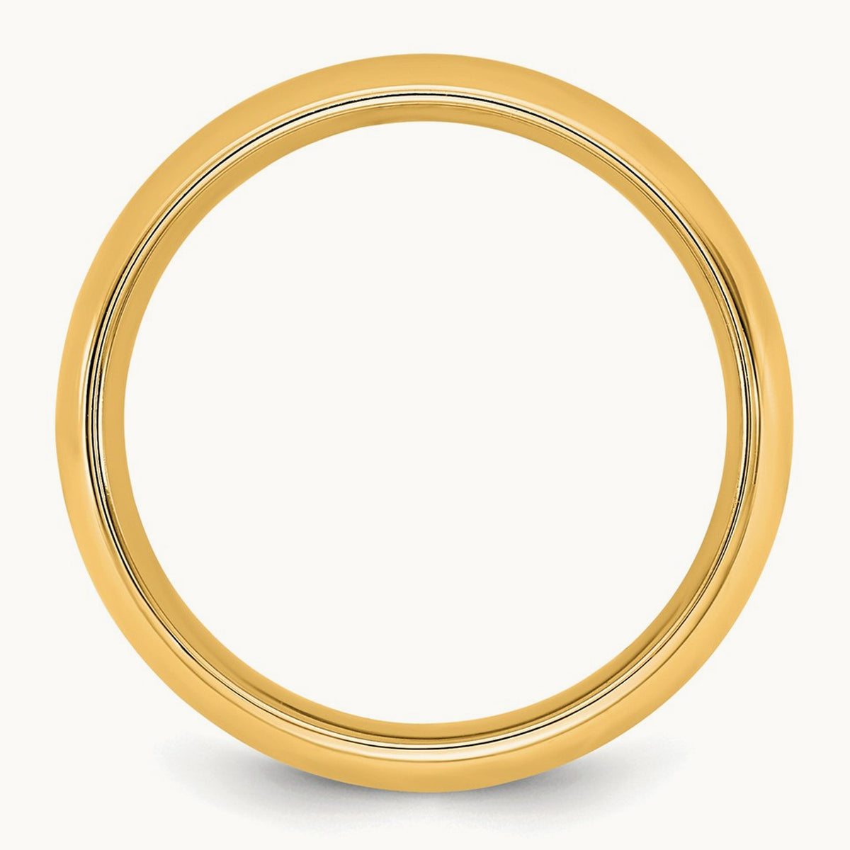 Standard Comfort Fit Band, 5.5mm, 10K Yellow Gold