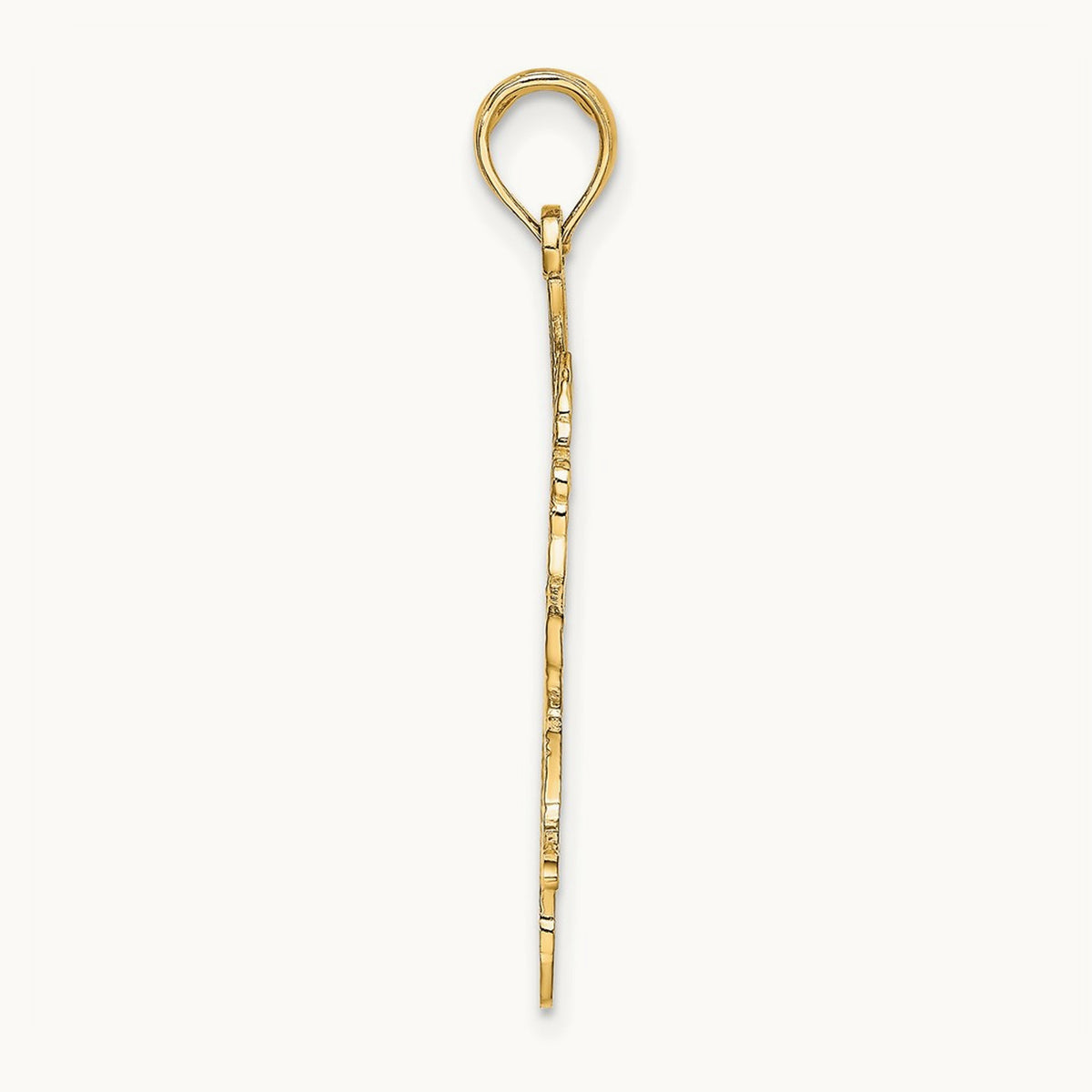 Baseball Batter Charm, 14K