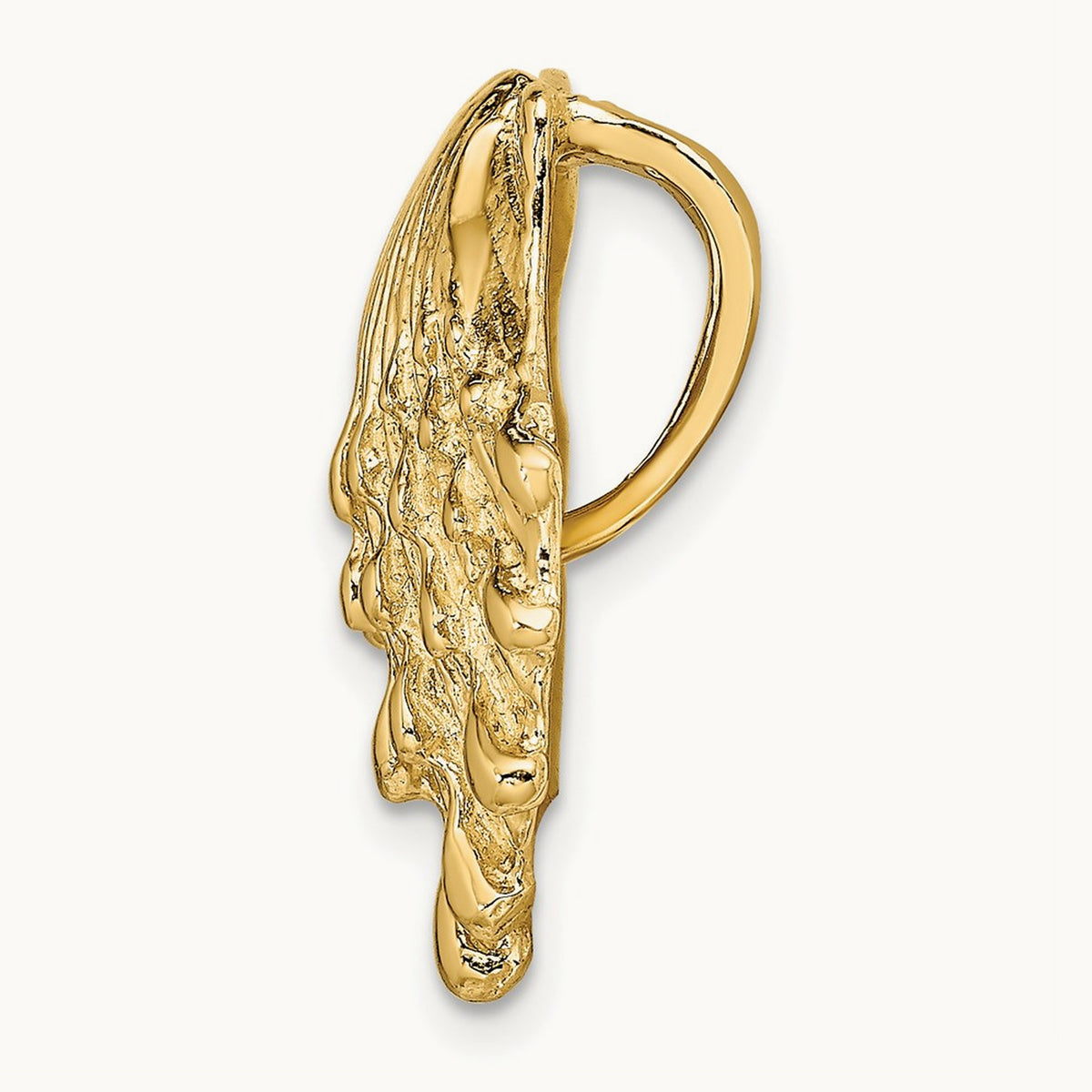 Small Lion's Paw Shell Slide, 14K