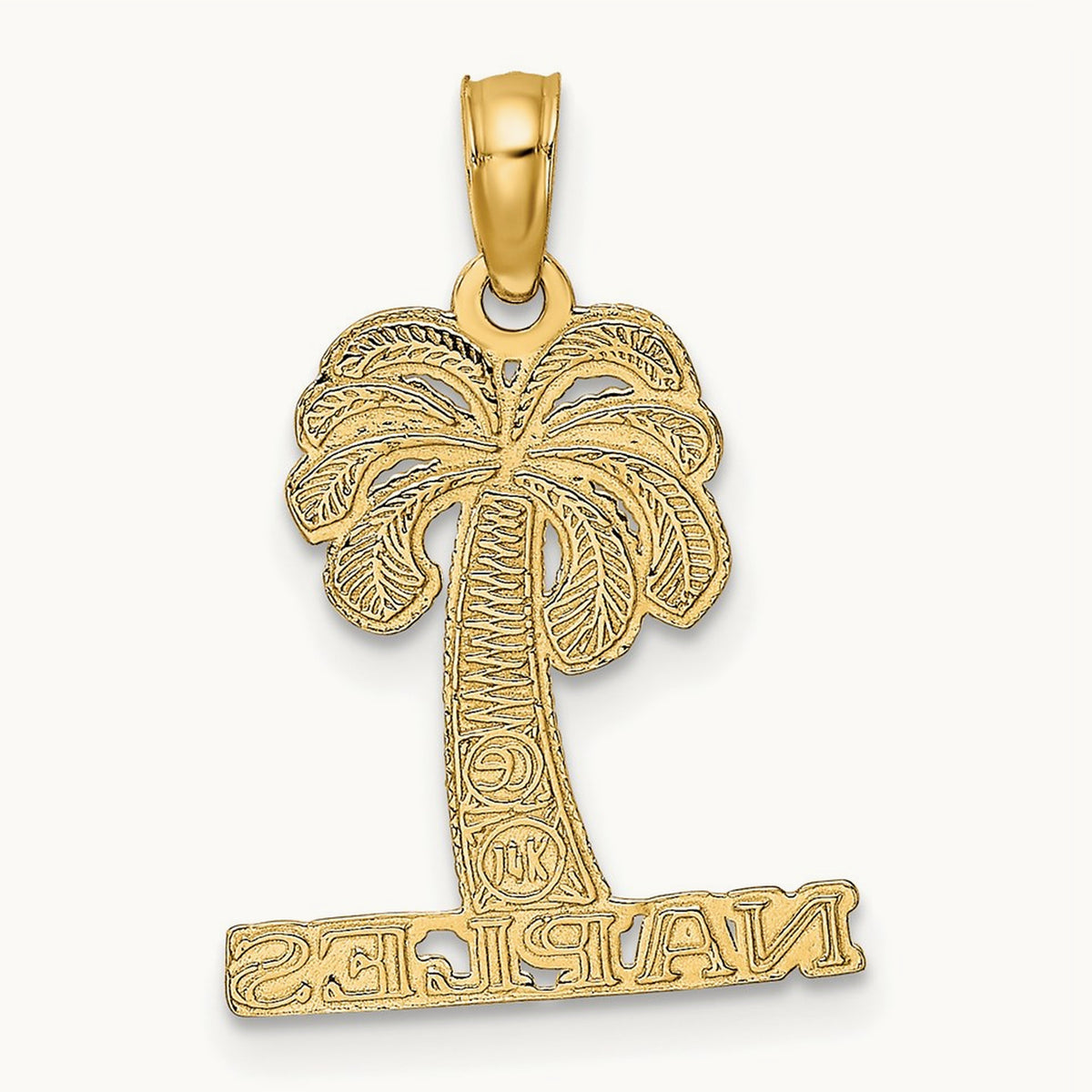 NAPLES Palm Tree Charm, 14K