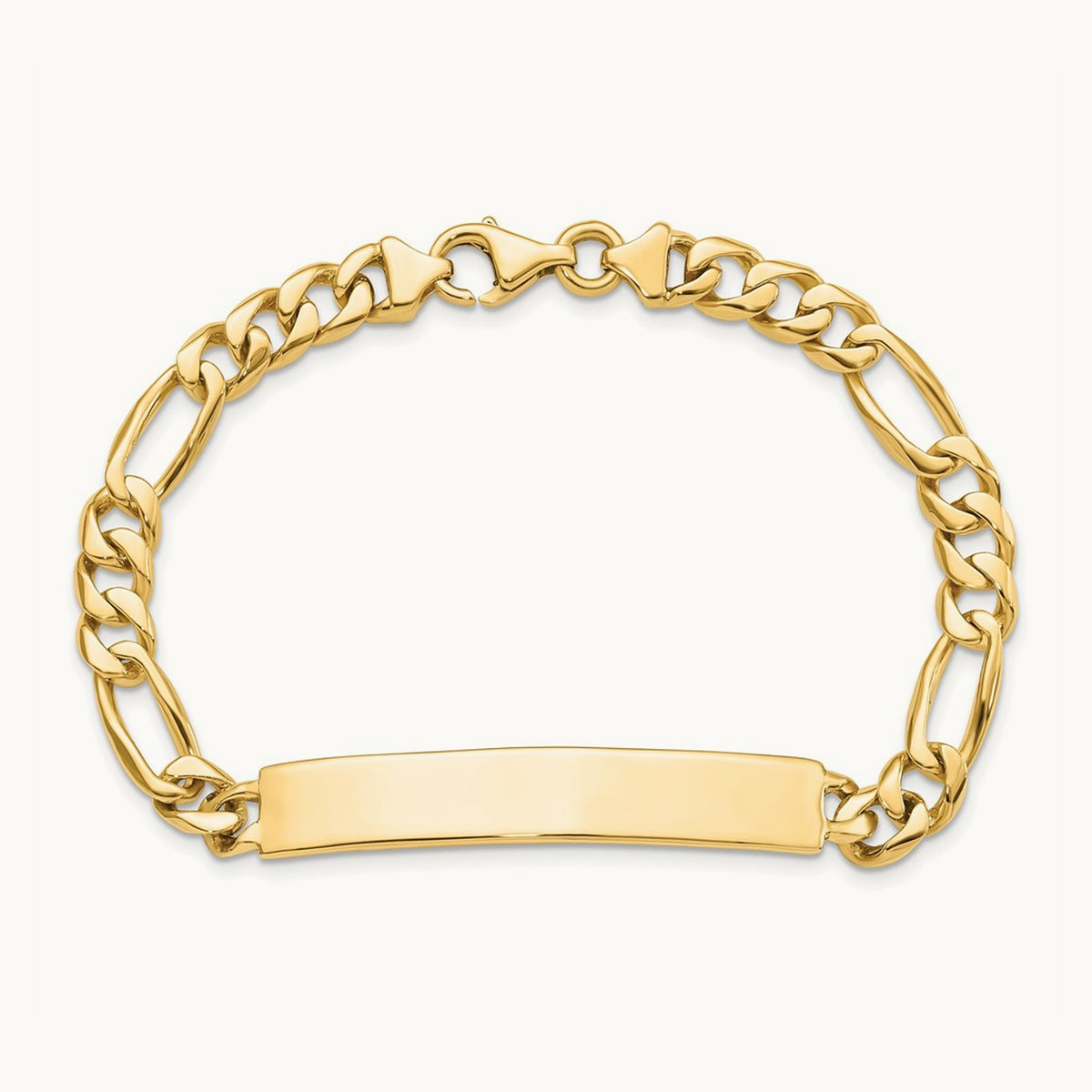 Figaro ID Bracelet, 14K