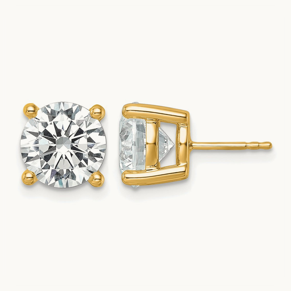 Round Heavyweight Stud Earrings, 0.10-7.00 ct tw Lab-Grown Diamond