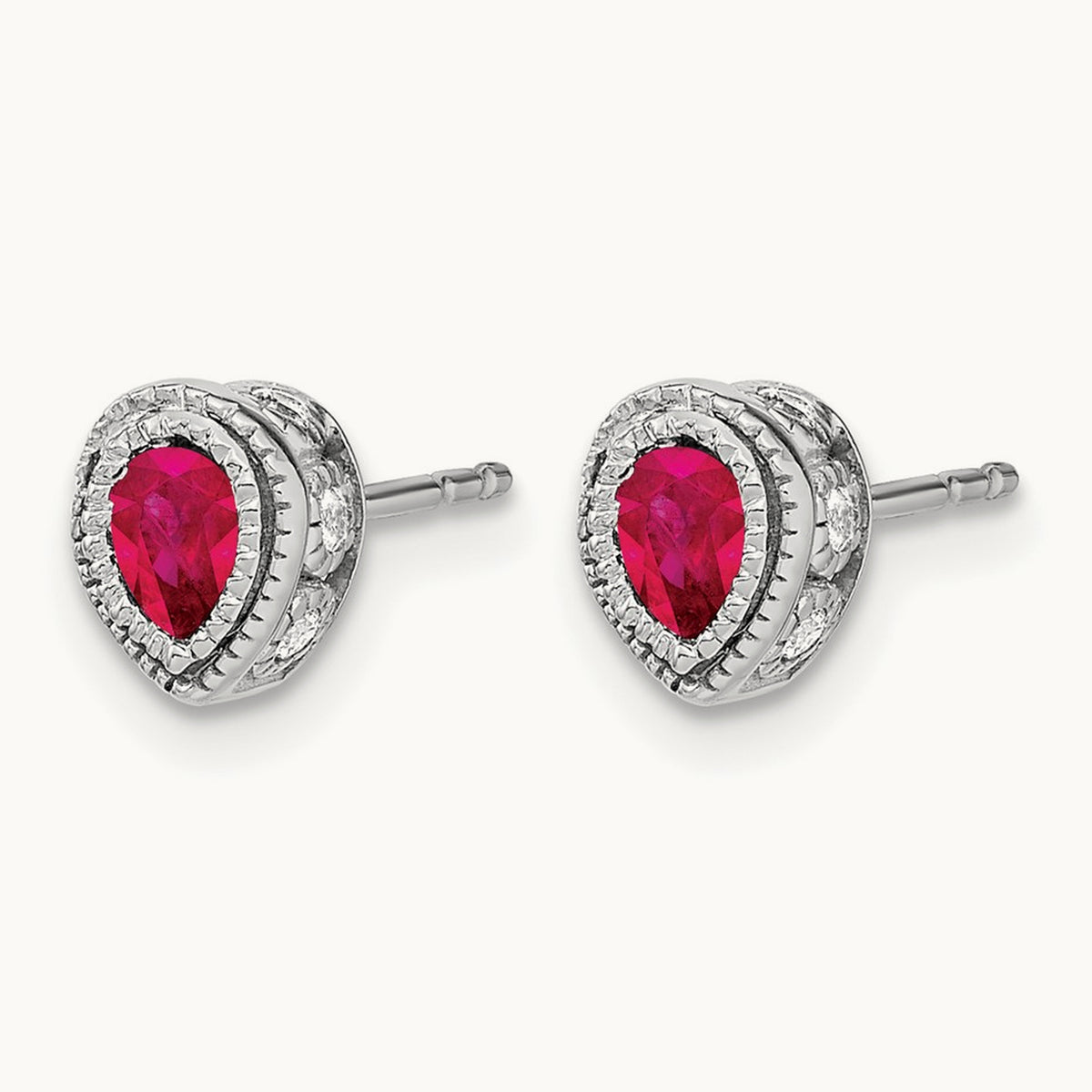 Ruby and Diamond Earrings — photo set